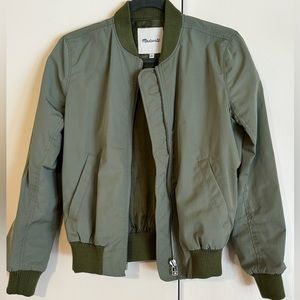Madewell Green Bomber Jacket